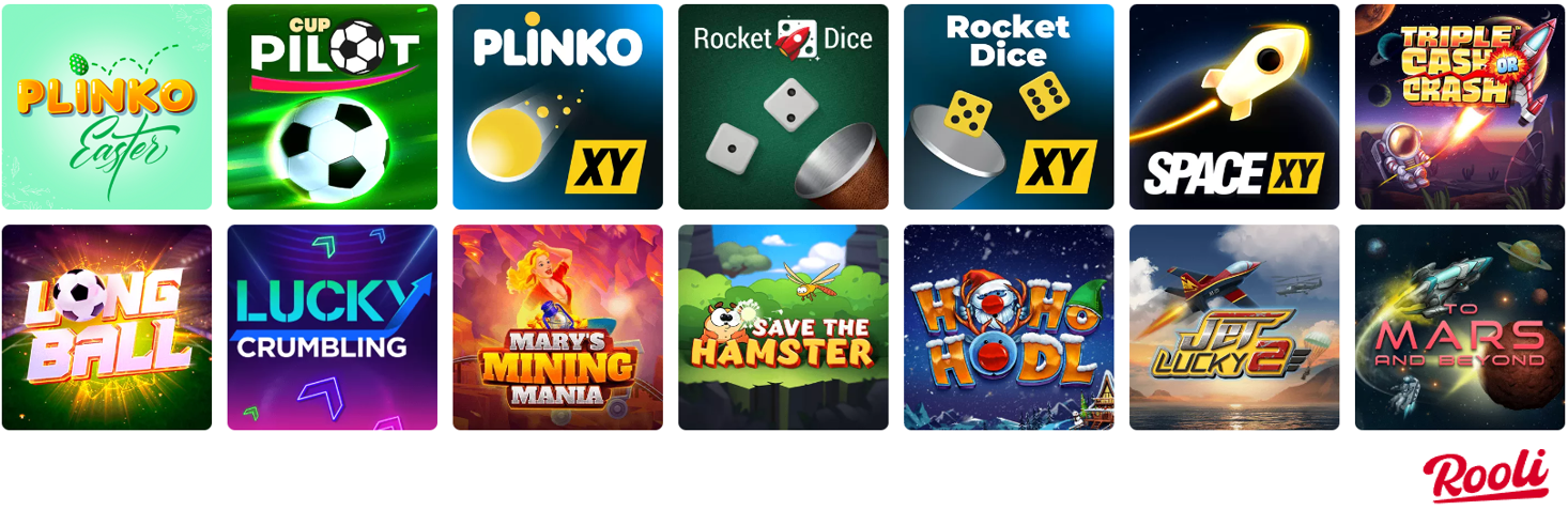 Rooli Casino Games